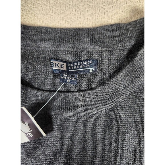 Vintage BKE Buckle Sweater Mens Small S Lightweight Long Sleeve Ribbed Y2K NWT - Picture 3 of 12